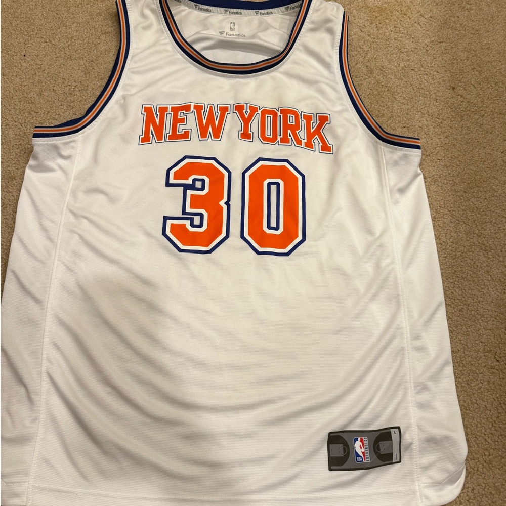 Fanatics White New York Basketball Jersey